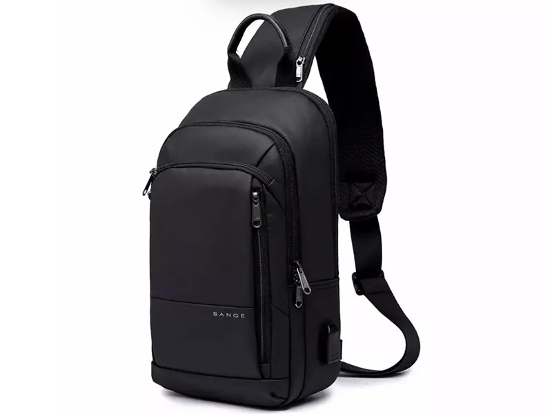 کیف کراس بادی مردانه بنج اصل BANGE BG-1911 با پورت USB