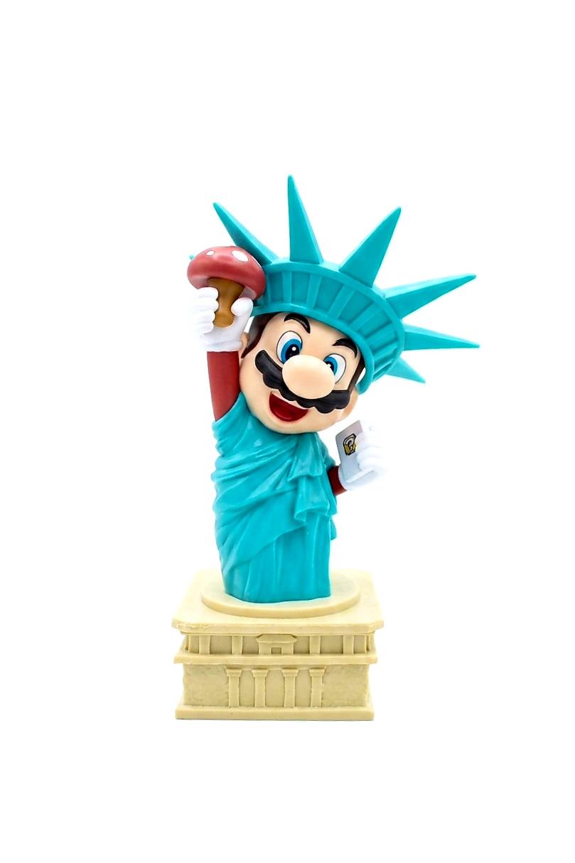 اکشن فیگور سوپر ماریو مجسمه آزادی Super Mario Statue of Liberty جعبه دار 19 سانتی کد 201311
