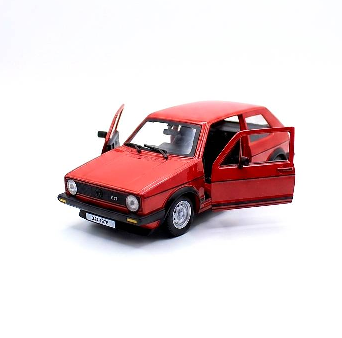 ماکت ماشین فلزی بوراگو فولکس واگن گلف Volkswagen Golf Mk1 GTI مقیاس 1:24