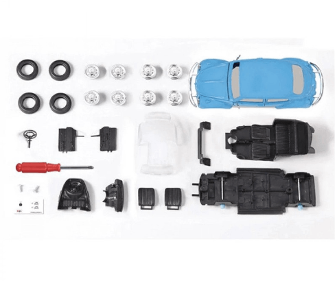 ماکت ماشین فولکس واگن بیتل Volkswagen Beetle اسمبلی، برند مایستو Maisto، مقیاس 1:24