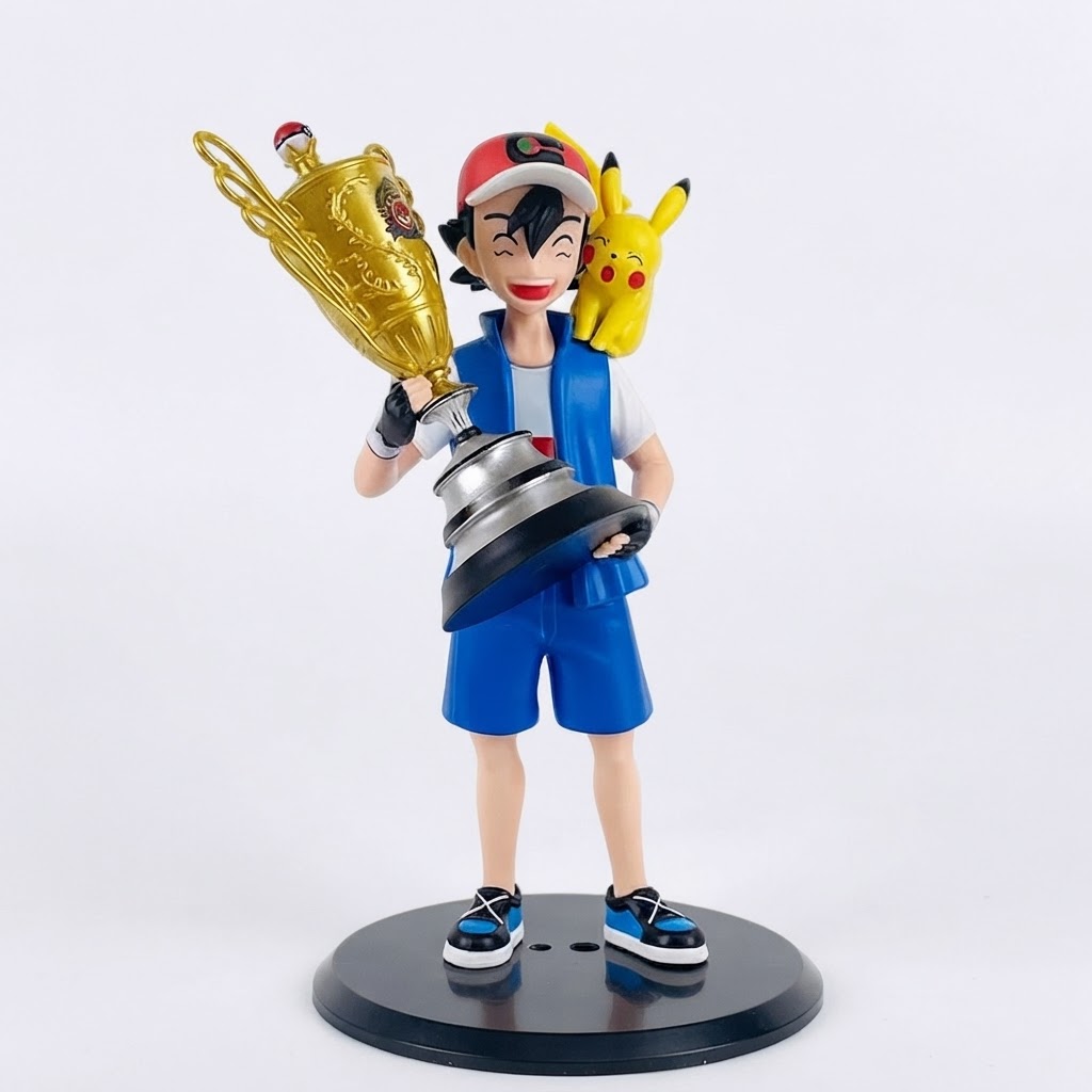 فیگور 19 سانتی شخصیت اش کچام Ash Ketchum و پیکاچو Pikachu از انیمه پوکون Pokemon کد 2083